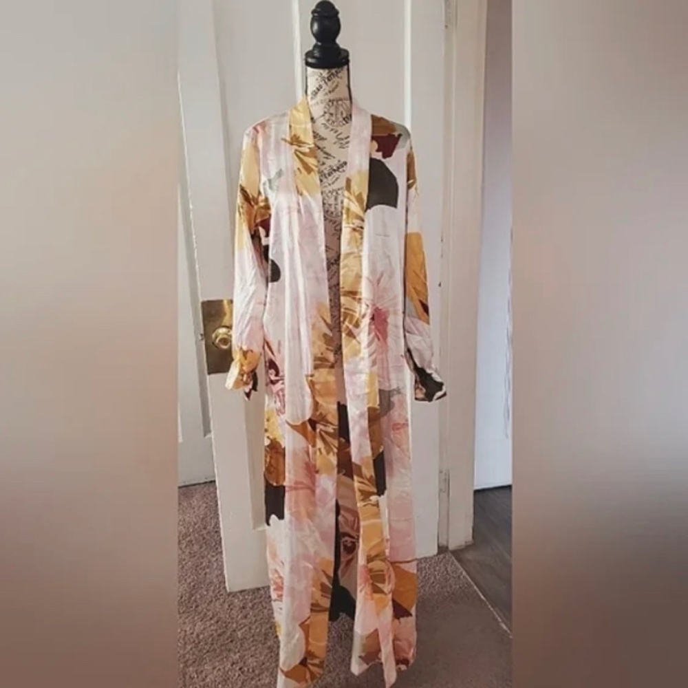 Vintage Open Dressing Gown For Women Fashion.